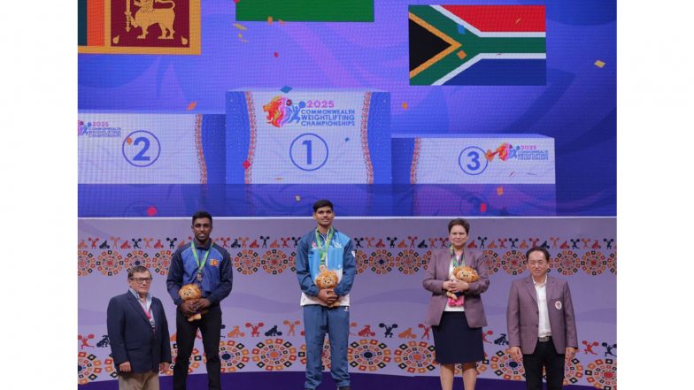 Sports News | CWG 2026: India's Rishikanta Singh Breaks Games Snatch Record with 121kg Lift