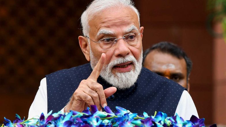 India News | PM Modi Urges People to Turn 'Catch the Rain' into Mass Movement, Highlights 'Ek Ped Maa Ke Naam'