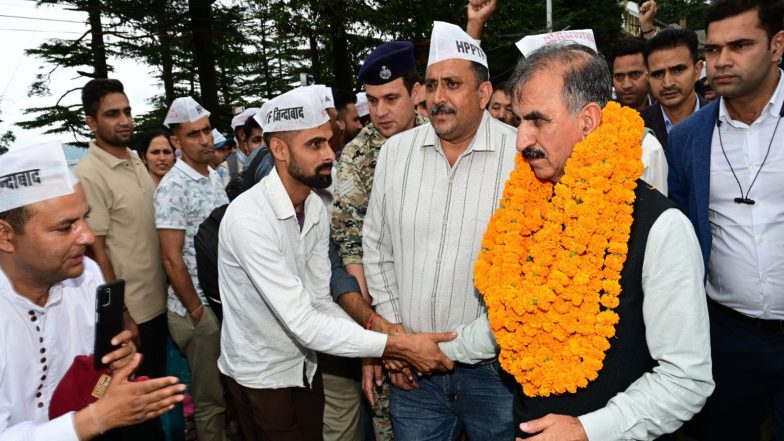 India News | Himachal CM Sukhu Assures Decision on New Complex System Before Teachers' Day