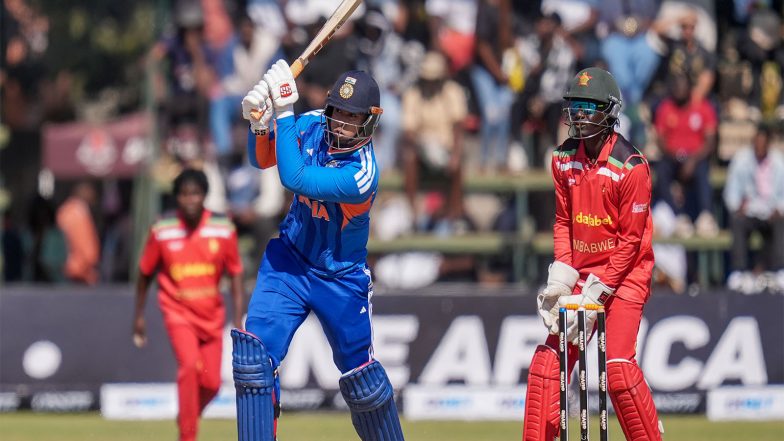 Sports News | 3rd T20I: Vaibhav Sooryavanshi's Blistering 81 Powers India to 192/5 Against Zimbabwe
