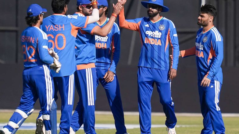 Sports News | India Beat Zimbabwe by 35 Runs in Third T20I to Sweep Series 3-0