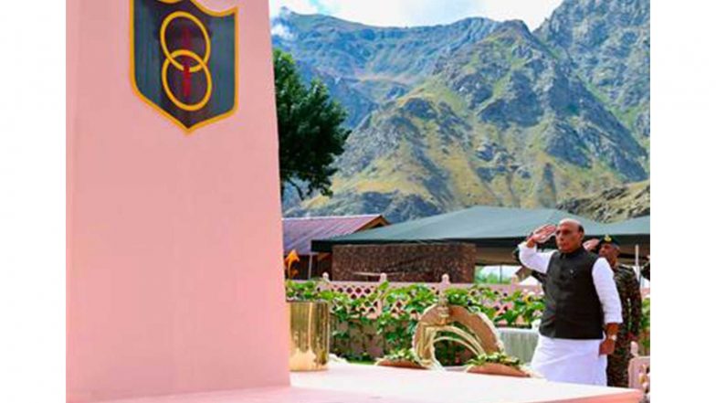 India News | Kargil Vijay Diwas: No Talks with Pakistan Except on PoK, Says Rajnath Singh; COAS General Dhiraj Seth Says Army Will Hoist Tricolour Even Higher