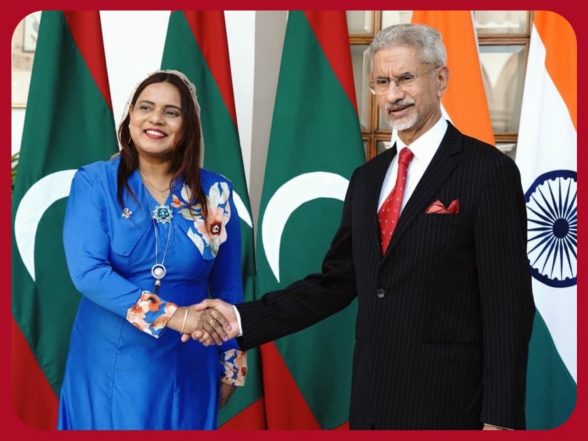 World News | EAM Jaishankar Extends Greetings to Maldives FM Iruthisham Adam on 61st Independence Day