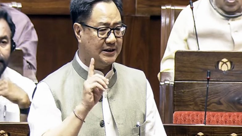 India News | Kiren Rijiju Urges MPs to Participate in 'Public Examinations Amendment Bill' Discussion in Parliament Tomorrow