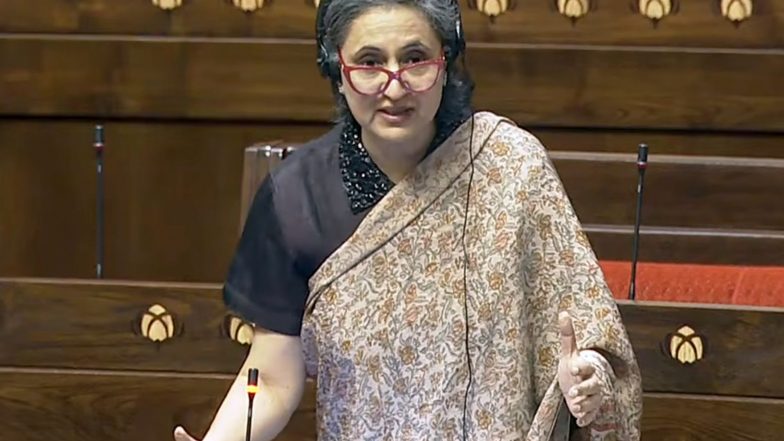 India News | TMC's Sagarika Ghose Moves Notice for Discussion in RS over Force Used Against NEET Protestors