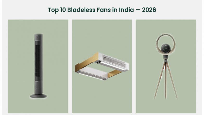 Business News | Top 10 Bladeless Fans in India in 2026
