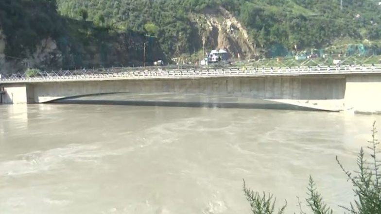 India News | J-K: Pul Doda Bridge Closed for Traffic After Crack Develops Amid Heavy Rainfall