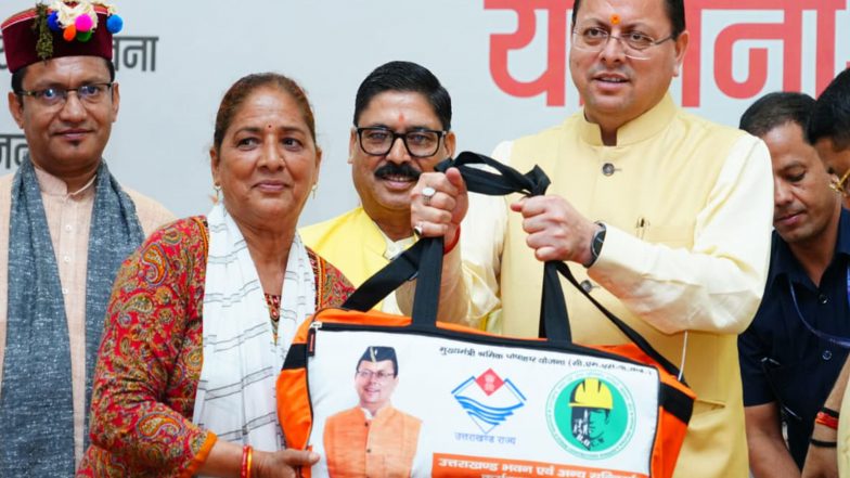 India News | Uttarakhand CM Pushkar Singh Dhami Attends 'Pratibha Samman Ceremony' in Roorkee