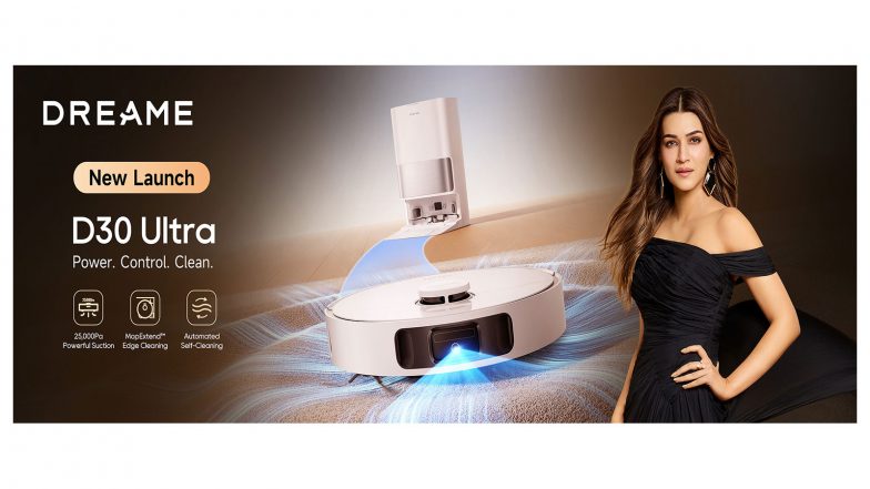 Business News | Dreame Technology Redefines Hands-free Cleaning with the Launch of the Dreame D30 Ultra Robot Vacuum