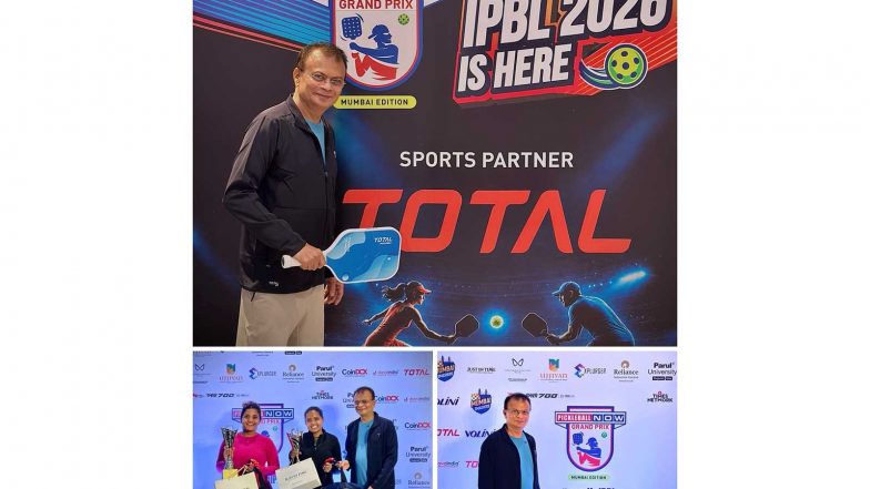 Business News | Total Sports & Fitness Partners with Times Network Pickleball Grand Prix as the Exclusive Sports Partner for the Inaugural Mumbai Edition