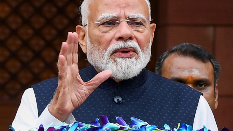 Sports News | CWG 26: PM Modi Applauds Raja Muthupandi's Silver as India's Weightlifting Medal Haul Wins Widespread Praise