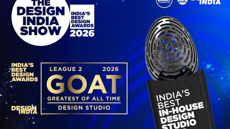 Business News | India's Best Design Awards Announces In-House and GOAT Design Studio Winners for 2026