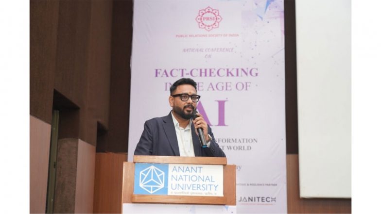 Business News | Technology Must Be Anchored in Trust, Says Dr. Kashyap Jani at PRSI National Conference on Fact-Checking in the Age of AI