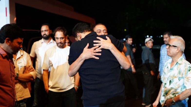 Entertainment News | Salman Khan, Vamshi Paidipally Share Heartfelt Hug on 'SVC63' Film Set