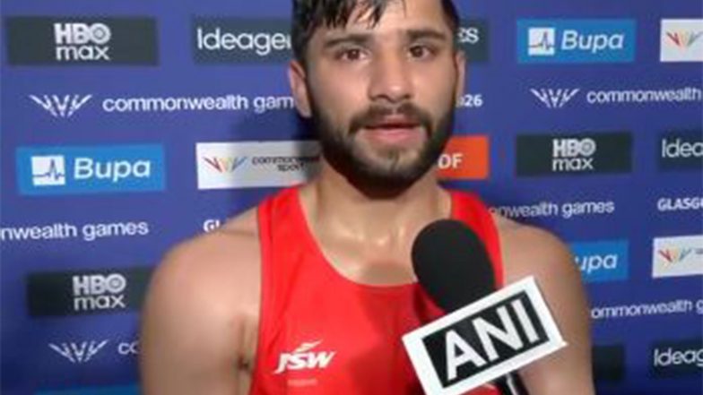 Sports News | Sachin Siwach Targets Gold After Storming into CWG Boxing Quarterfinals