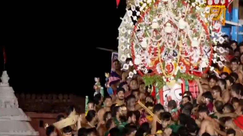 India News | Odisha: Lord Jagannath Returns to Sanctum Sanctorum as 2026 Rath Yatra in Puri Ends with 'Niladri Bije' Ritual