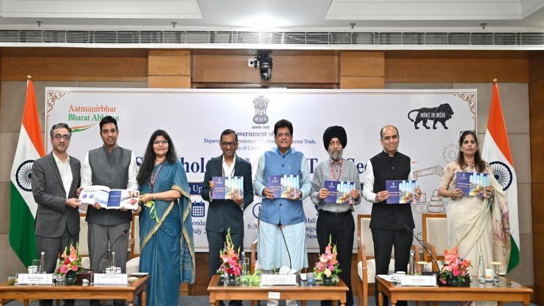 Business News | Piyush Goyal Sets Up Task Force to Strengthen Toy Manufacturing; Targets 5% Global Market Share by 2032