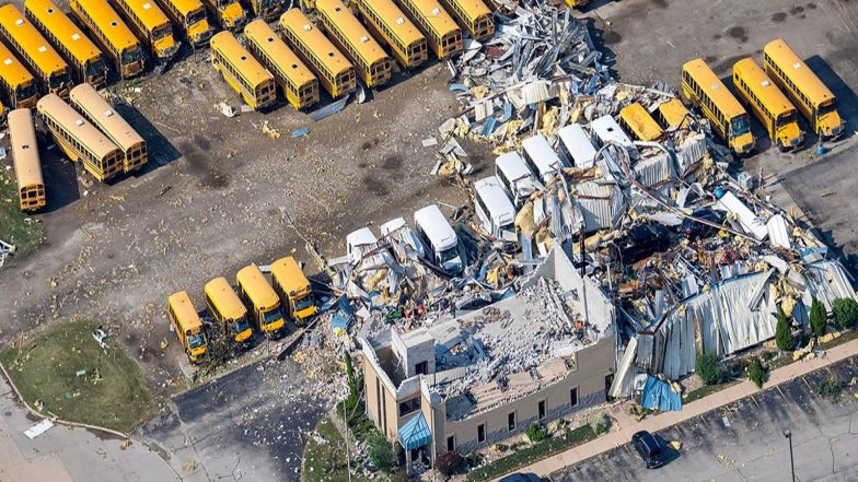 World News | Over 390,000 Customers Lose Power as Tornado Tears Through Northeast Wisconsin