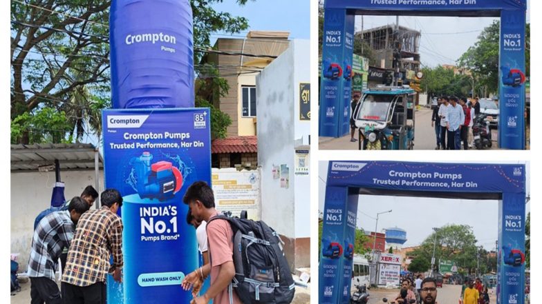 Business News | Crompton Pumps Showcased Trusted Performance to Rath Yatra by Building an Immersive Consumer Experiences to Highlight the Story Behind Every Water Moment