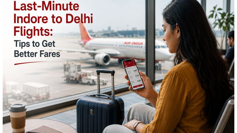 Business News | Last-Minute Indore to Delhi Flights: Tips to Get Better Fares