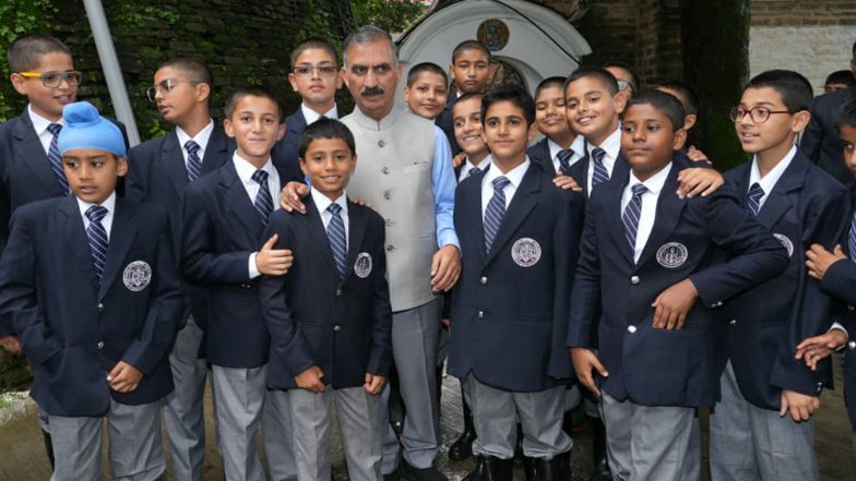 India News | Himachal CM Sukhu Presides over Bishop Cotton School Foundation Day Celebration