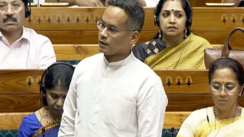 India News | Congress MP Gaurav Gogoi Urges Centre to Announce Special Package for Flood-hit Assam