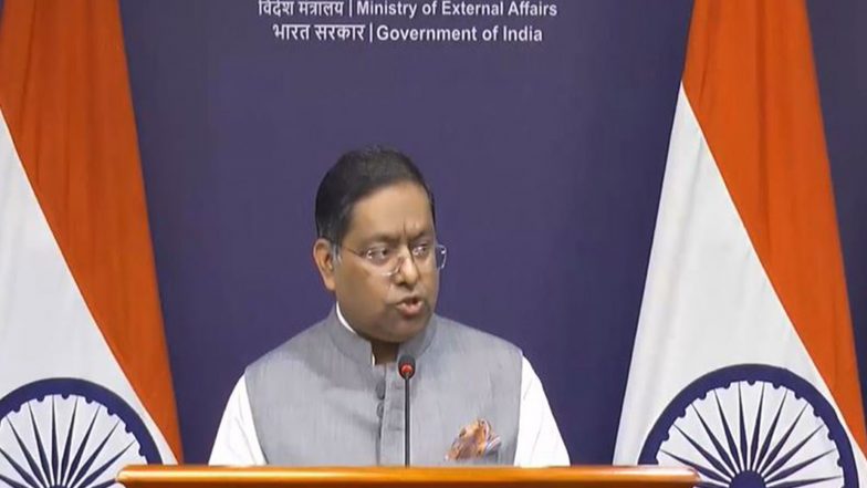 World News | Misri's China Visit Focused on Advancing Bilateral Ties, Trade, People-to-people Exchanges, Border Peace: MEA