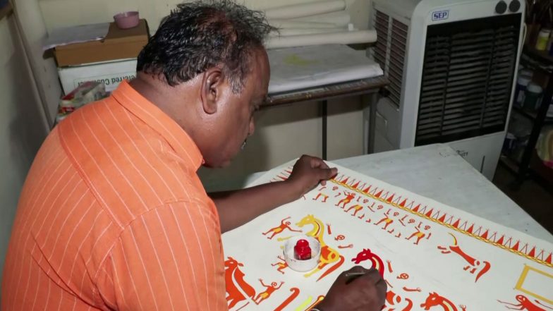 India News | GI Tag to Gujarat's Pithora Painting Giving Boost to Tribal Art, Improving Livelihoods