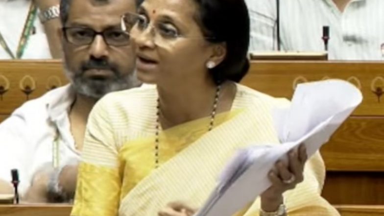 India News | Supriya Sule Seeks JPC Amid Debate on Anti-paper Leak Bill, Says Legislation Has Internal Contradictions