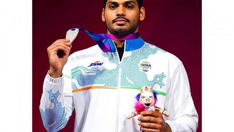 Sports News | Andhra Minister Kondapalli Srinivas Hails Ajaya Babu's CWG 2026 Silver Medal Win