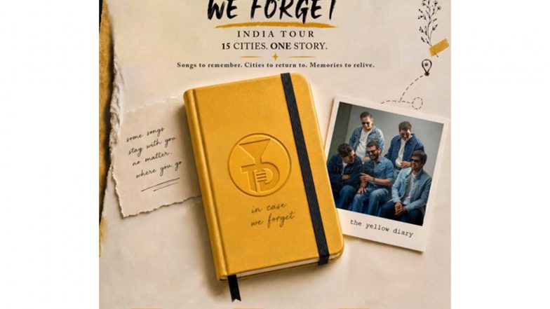 Entertainment News | The Yellow Diary Announces India Tour, 'In Case We Forget', Across 15 Cities
