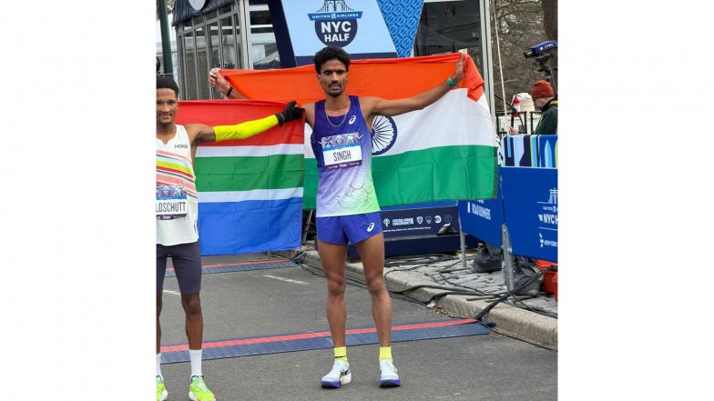 Sports News | Gulveer Singh Scripts History with India's First-ever Commonwealth Games Medal in Men's 10,000m
