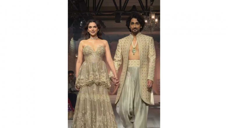 Entertainment News | ICW 2026: Aditi Rao Hydari, Siddharth Bring Regal Romance to Jayanti Reddy's Couture Showcase