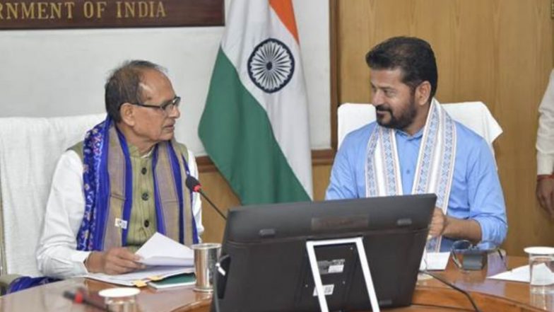India News | Agriculture Minister Shivraj Singh Chouhan Meets Telangana CM Revanth Reddy; Discusses PMAY-G, Drought Relief and AI in Agriculture