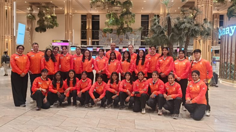 Sports News | Indian Women's Team Departs for FIH Hockey World Cup 2026