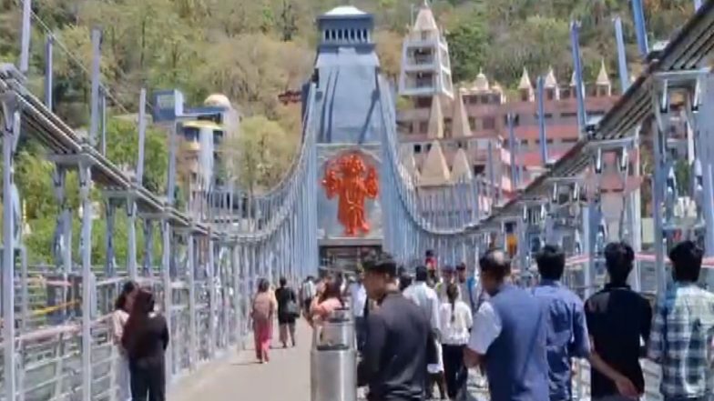 India News | Tourists to Pay Entry Fee for Accessing Newly Built Bajrang Setu Glass Skywalk in Rishikesh