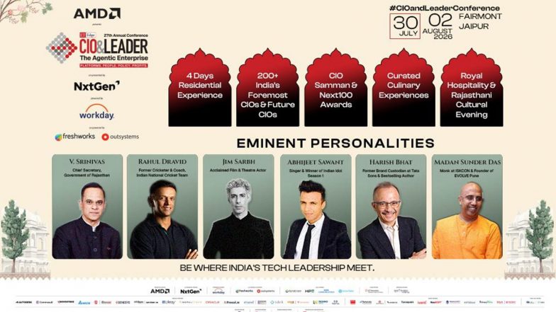 Business News | 27th ET Edge CIO&Leader Conference to Bring Together 250+ of India's Top Technology Leaders to Shape the Agentic AI Roadmap