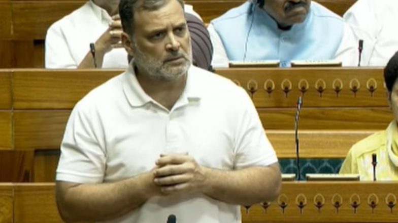India News | Rahul Gandhi, Kiren Rijiju Spar over Remark During Debate on Public Examinations Bill; Lok Sabha Speaker Om Birla Expunges Expression