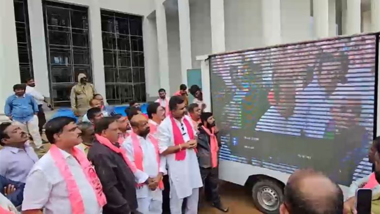 India News | BRS Delegation Visits 1,000-bedded TIMS Alwal Hospital Initiated During KCR Govt