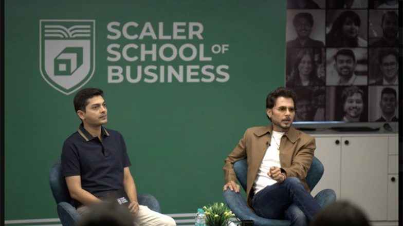 Business News | Anupam Mittal Says, '50 Lakh Mein Kitna Equity Dega?' After Meeting Startups Built by Scaler School of Business Students