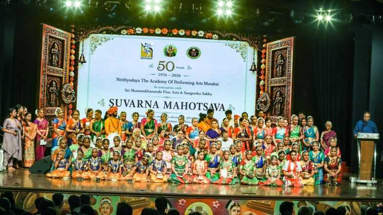 Business News | Nrithyodaya Mumbai Celebrates Golden Jubilee with a Grand Tribute to Art, Tradition and Family