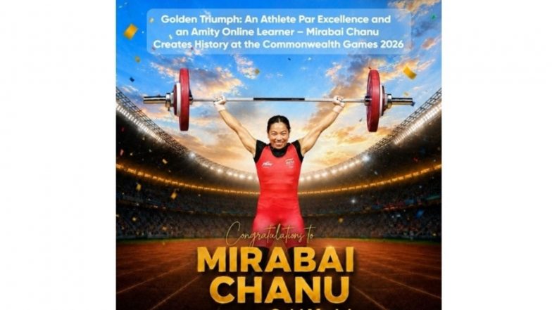 Business News | Amity Online Learners Make India Proud at the Commonwealth Games 2026 While Pursuing Their Education