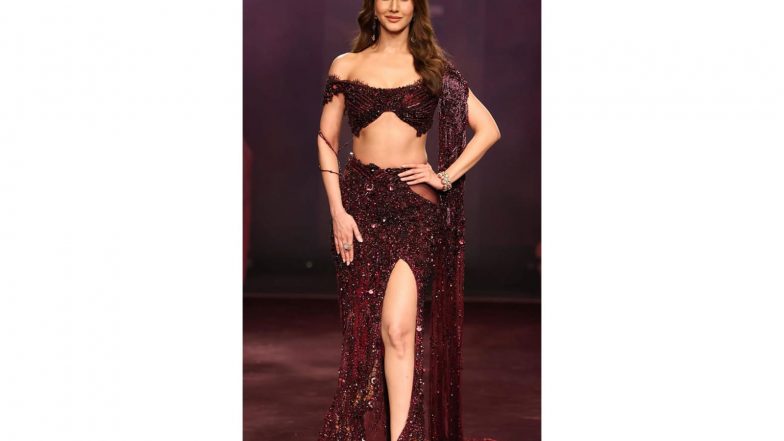 Entertainment News | Vaani Kapoor Commands the Ramp in Wine-toned Ensemble at Dolly J's ICW 2026 Showcase