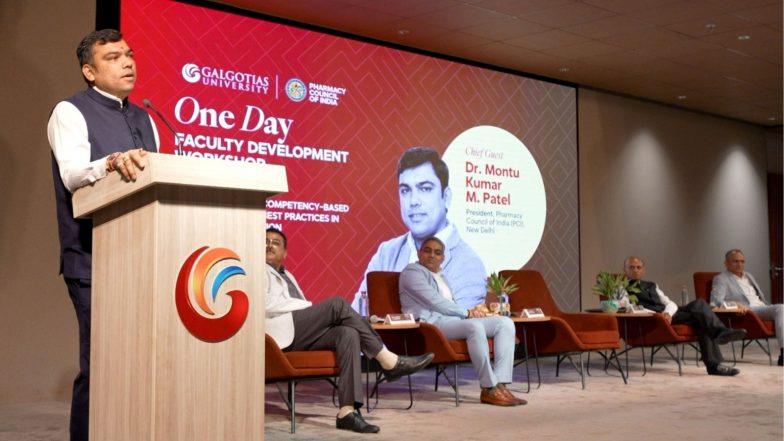 Business News | India's Statutory Pharmacy Regulator PCI Joins Galgotias University for Workshop on NEP 2020-Aligned Pharmacy Education