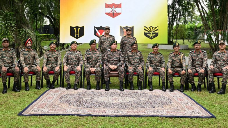 India News | COAS General Dhiraj Seth Reviews Security Situation in Northeast During 2-day Visit