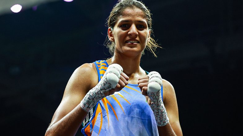 Sports News | CWG 2026: Jaismine Lamboria Assures India of a Medal, Becomes Sixth Indian Boxer to Reach Semis on Day 7