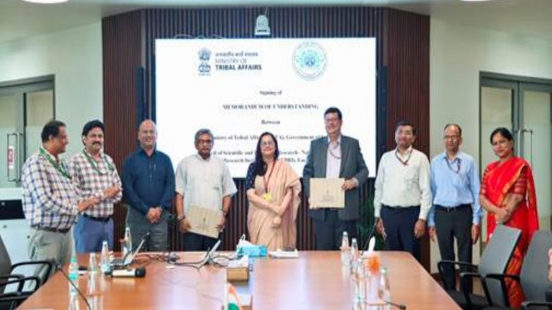 India News | Ministry of Tribal Affairs Signed MoU with CSIR-NBRI for Conservation of Rare, Endangered, and Threatened (RET) Medicinal Plant Species
