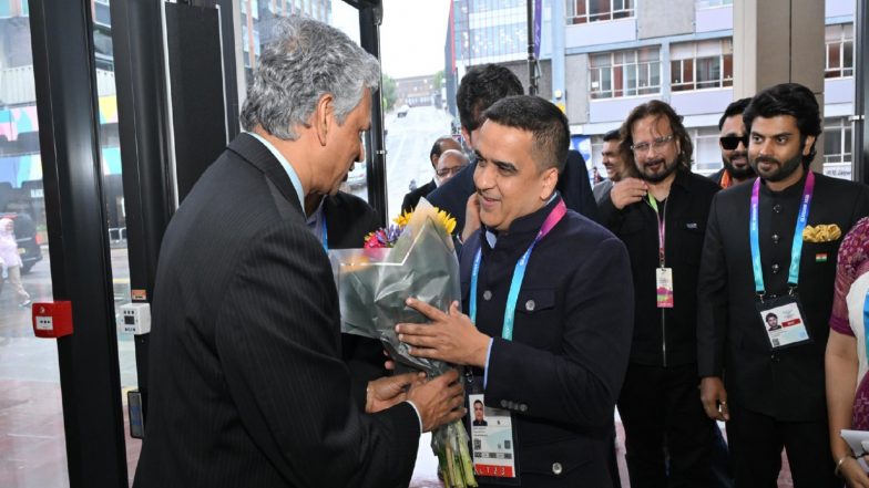 Sports News | Gujarat Dy CM Harsh Sanghavi Inaugurates Amdavad Experience Centre in Glasgow, Steps Up Outreach for 2030 Commonwealth Games