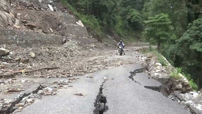 India News | J-K: Heavy Landslides Damage Thannamandi-DKG-Bufliaz Road; BRO Continues Restoration on War Footing