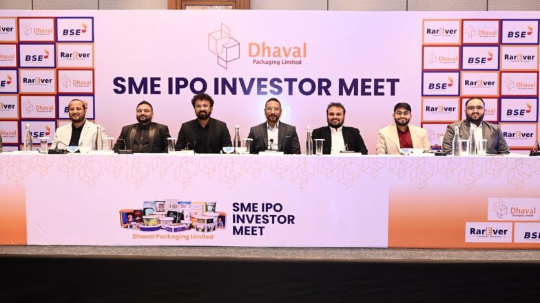 Business News | Dhaval Packaging's Rs. 36.36 Crore IPO to Open on July 30